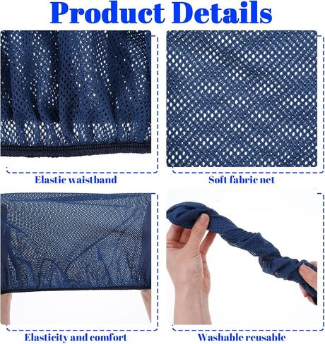 4pcs Mesh Hair Net for Sleeping, Net Plopping Cap for Drying Curly Hair, Curly Hair Drying Cap for Women Sleeping Dry Hairs, Kitchen Home Use (Black, Navy, Dark Blue, Gray) in Saudi Arabia