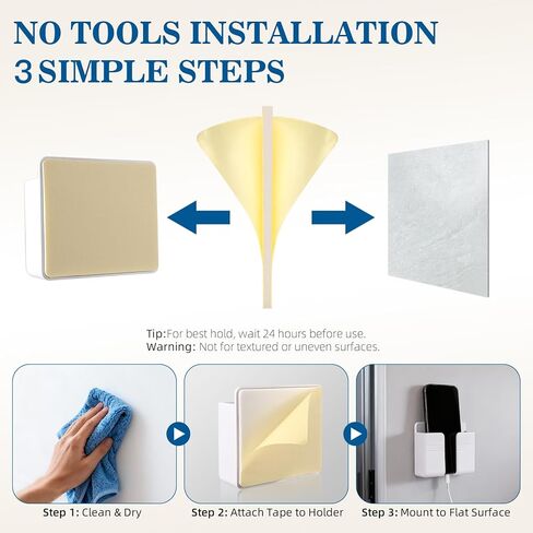 RV Accessories: Boat Accessories & Camper Accessory - Wall Phone Holder for Dorm Room & Apartment Essentials - Travel Trailer & RV Essentials for Inside and Pontoon Boat Accessory(2Pcs-White) in Kuwait