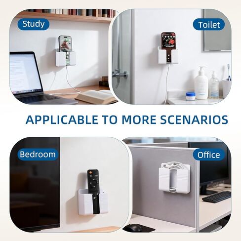 RV Accessories: Boat Accessories & Camper Accessory - Wall Phone Holder for Dorm Room & Apartment Essentials - Travel Trailer & RV Essentials for Inside and Pontoon Boat Accessory(2Pcs-White) in Kuwait