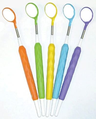 Zirc Dental 50Z342P قبضة مريحة مرآة كريستال مقبض مخروط المقبس النيون الأخضر in Kuwait