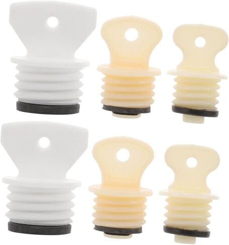 6Pcs Thermal Bottle Screw Cap Leakproof Water Sack Stoppers for Hot Water Bags Versatile Replacement Sealing Plugs for Safe and Reliable Use in Saudi Arabia