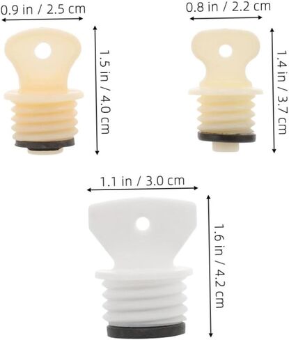 6Pcs Thermal Bottle Screw Cap Leakproof Water Sack Stoppers for Hot Water Bags Versatile Replacement Sealing Plugs for Safe and Reliable Use in Saudi Arabia