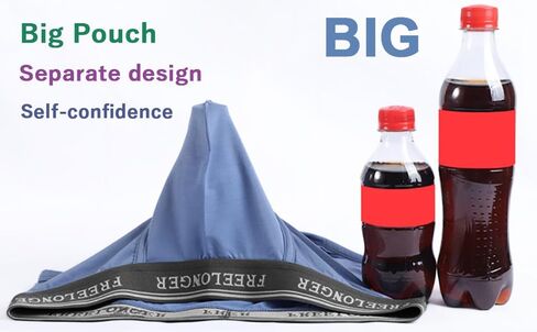 Men's Boxer Briefs Big pouch Underwear Comfortable Soft and Breathable Trunks in Kuwait