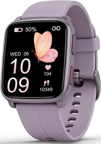 MorePro Fitness Tracker with 24/7 Heart Rate & Blood Pressure Monitor, Blood Oxygen & Sleep Tracker, Smart Watch with Step Calorie Counter, IP68 Waterproof Activity Tracker for Women Men Android iOS in Kuwait