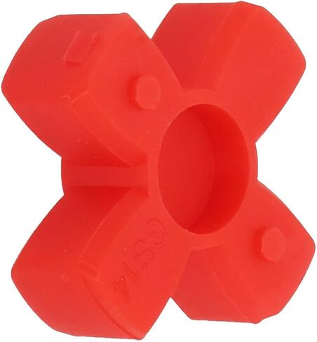 Red Urethane Shaft Coupling Insert GR14-125 Open Center Spider for Industrial Machinery Drives Pumps and Conveyor Systems High Strength Oil Resistant Flexible Coupler 1 Pack(GR24) in Saudi Arabia
