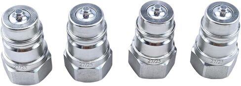 4Pcs Male Hydraulic Quick Coupler Plug AW32184 Compatible with John Deere H120 D120 220R 1023E 1025R 1026R 2025R 2032R 2036R 2038R 3025E 3032E 3038E X950R in Saudi Arabia