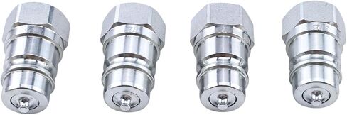 4Pcs Male Hydraulic Quick Coupler Plug AW32184 Compatible with John Deere H120 D120 220R 1023E 1025R 1026R 2025R 2032R 2036R 2038R 3025E 3032E 3038E X950R in Saudi Arabia