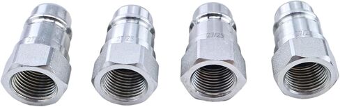 4Pcs Male Hydraulic Quick Coupler Plug AW32184 Compatible with John Deere H120 D120 220R 1023E 1025R 1026R 2025R 2032R 2036R 2038R 3025E 3032E 3038E X950R in Saudi Arabia