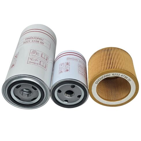 2200902354 DNNUONIU Filter Kit (6221372800 Air/Oil Separator + 6211472500 Oil Filter + 6211473900 Air Filter) Maintenance Kit, Fits for Air Compressor Replacement Filter Part 2200-9023-54 in Kuwait