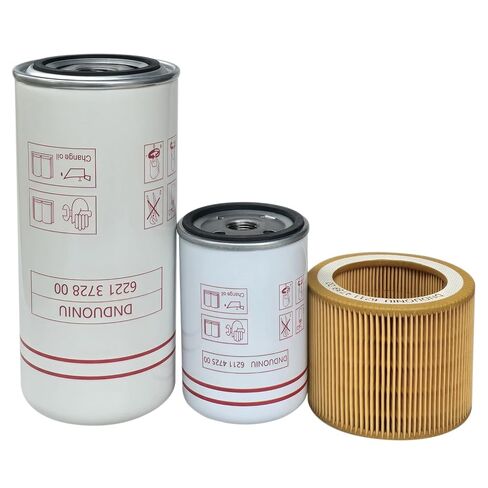 2200902354 DNNUONIU Filter Kit (6221372800 Air/Oil Separator + 6211472500 Oil Filter + 6211473900 Air Filter) Maintenance Kit, Fits for Air Compressor Replacement Filter Part 2200-9023-54 in Kuwait