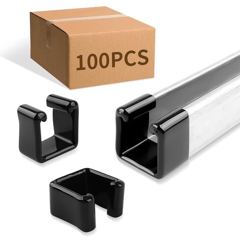 1-5/8" Safety Strut Channel End Cap,20PCS Black Rubber End Caps for Standard Unistrut Channel,Protection Cover for Square Metal Tubing (20) in Saudi Arabia