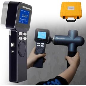 ستروبوسكوب LED، ستروبوسكوب رقمي محمول 1-999999 دورة في الدقيقة، محلل سرعة المحرك غير المتصل، قابل لإعادة الشحن، لقياس التروس in Kuwait
