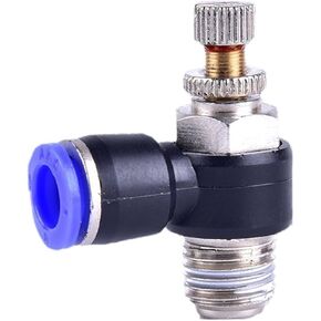 SL series quick intubation joint adjustable flow valve SL4-M5/6-01/8-02/10-03/12-04(SL8-M5blue) in Kuwait