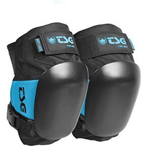 TSG Knee Pads - Force III A (Special ACF Impact Protection) or Force V | Skateboard, Hardshell, EVA, Nylon, Adults, Certified, Ergonomic, Slim Profile, Neoprene Butterfly Straps, Open Back Design in Kuwait