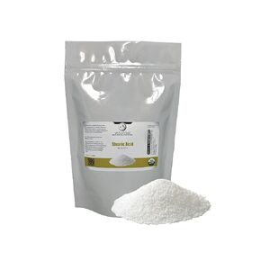 Organic Stearic Acid 38% – Triple Pressed, Cold-Pressed from Flax & Mahua Oil – Emulsifier, Thickener & Lubricant for Soaps, Cosmetics, Lotions, Candles, Creams – 8 Ounce in Kuwait