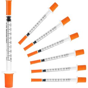 1ml Dispenser for Liquid, Lab Liquid Measurement 30G 1cc/ml, 5/16" 8mm, Individually Wrapped, Pack of 40 in Saudi Arabia