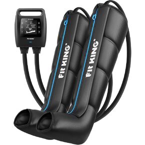 نظام استعادة ضغط الهواء من فيت كينج، جهاز تدليك كامل للساق لاسلكيًا مع ضغط ديناميكي، يقلل من آلام العضلات ويحسن الدورة الدموية، والتعافي السريع للرياضيين (كبير) in Kuwait