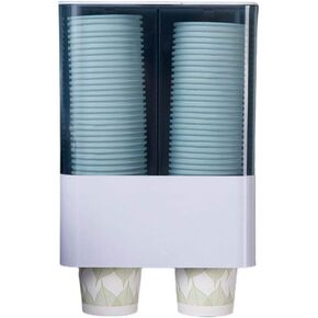 Disposable Paper Cup Holder Dispenser Wall Mounted Rack Automatic Taker Dustproof for Home Accessories in Saudi Arabia
