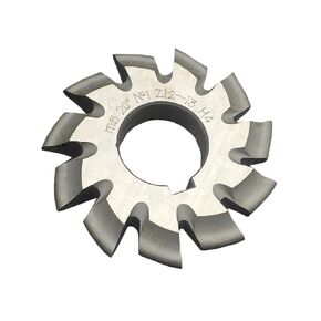 Gear Milling Cutter Gear 1PCS M0.3 .5 .75 M1 .25 M2 M3 M4 M5-M10 Modulus PA20 Degrees NO.1-NO.8 HSS Gear Milling Cutter Cutting Tool(NO.4,M10) in Kuwait