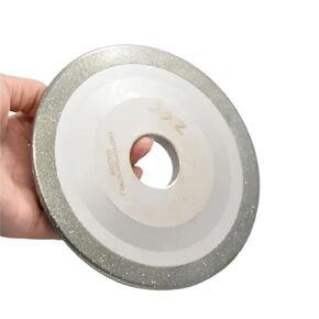 Grinding Wheel, ARC Semi-Circular Dia 100mm 125mm 150mm 200/400 Grit Alloy Screw Slotting Sharpening Tools 1pcs(100 * 20mm,400Grit,1.5mm R0.75) in Saudi Arabia