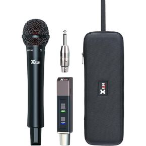 Xvive M5 Handheld Compact Wireless Microphone System, 5.8GHz Wireless XLR Transmitter and Handheld Mic Receiver, 24-bit/48kHz Clear Audio,10H Rechargeable Battery, for Karaoke,Singing, DJ, Church in Saudi Arabia