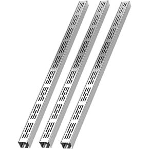 مجموعة تصريف الخندق المصنوعة من الفولاذ المقاوم للصدأ - نظام تصريف المناظر الطبيعية بقناة مفتوحة للفناء والجراج والفناء والممر (7 × 3 سم 5 عبوات) in Kuwait