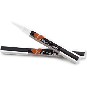 قلم تبييض الأسنان، ما يصل إلى 120 علاجًا - آمن، سريع، بسيط، فعال، يزيل البقع، لا يسبب حساسية، آمن على المينا، للأسنان واللثة الحساسة، عبوتان in Kuwait