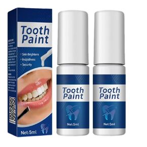 طلاء الأسنان - طلاء فعال لتبييض الأسنان، محمول ومريح، لطيف على الأسنان الحساسة، عبوتان in Kuwait