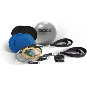 Track Pilates Home Workout Kit – Full-Body Resistance Band System with Door Anchor, Pilates Straps, Core Ball & Slides with Booties – Strength Training & Core Sculpting Set, At-Home Fitness Equipment in Kuwait