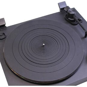 Turntable Mat, 12" Rubber Silicone Platter Slipmat Universal to All Hi-Fi Record LP Players by Gartopvoiz, Reduced Vibration, 3mm Thick in Kuwait