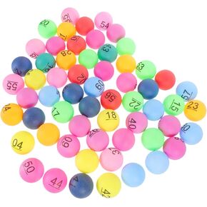 60Pcs Balls for Raffle Drawings Bingo Games and Party Activities Durable Lightweight Party Supplies for Fundraisers Events and Classrooms in Kuwait