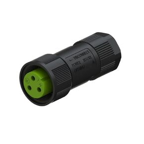 موصل مستقيم مستدير [أنثى ثلاثية النواة] موصل خارجي IP68 مقاوم للماء كتلة طرفية مقاومة للماء (EC03681-2023-AF) in Kuwait