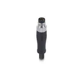 M8 Connector A-Code 4Pin Male Straight Head pre-cast Waterproof and Vibration-Proof Loose Oil-Resistant Cold-Resistant Harsh Environment can be Used in Kuwait