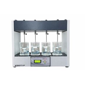 KSM Equip Digital Jar Test Apparatus, 4 Jar Flocculator for Water Treatment, Laboratory Coagulation and Flocculation Testing Equipment with Digital RPM and Timer Display in Kuwait