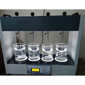 Digital Jar Test Apparatus – 4 Jar Flocculator for Water Treatment | Laboratory Coagulation & Flocculation Testing Equipment with Digital RPM & Timer Display Work on 110 Volt in Kuwait