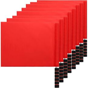 Volleyball Flags Line Judge: 8PCS Referee Flags Volleyball Lightweight Referee Equipment for Volleyball, Track and Field, Red in Saudi Arabia