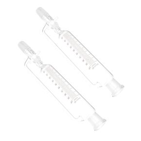 jojofuny Cylindrical Glass Separatory Funnel with PTFE Piston for Liquid Separation Lab Equipment for Scientific Experiments Teaching and Industrial Use in Saudi Arabia