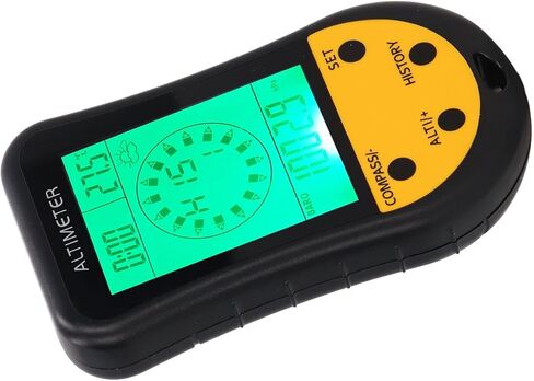 YWBL-WH Digital Altimeter, Multifunction LCD Compass Barometer Thermometer with Super Bright Backlight for Outdoor Sports Hiking Camping in Saudi Arabia