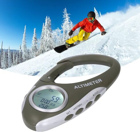 Digital Altimeter Barometer, Multifunctional ABS Housing Backlight Altitude Barometer for Outdoor Sports, Altimeters, Travel Altimeter, for Hiking, Outdoor in Saudi Arabia