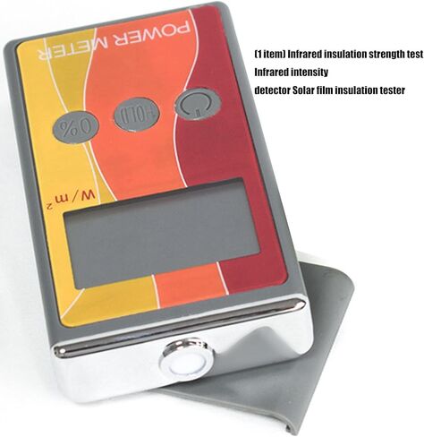 Intensity Meter Ultraviolet Radiometer Infrared for Solar Film Heat Insulation Tests with Data Storage in Saudi Arabia