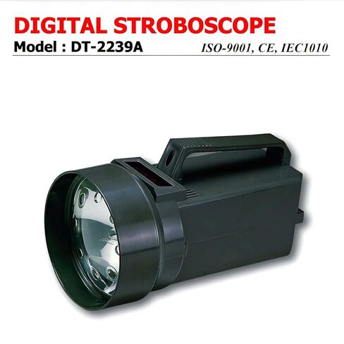 Digital Stroboscope (Range: 100–100,000 FPM) for Motor, Fan, and Machine Speed Analysis | Model: DT-2239A in Kuwait