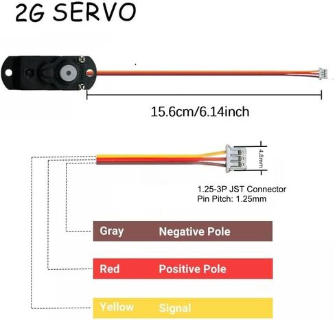 2PCS 2G GEAR MINI Servo ، 3.7-5V RC Micro Digital Servos Kit for RC Helicopter Airplane Car Parts & Robot Parts in Kuwait