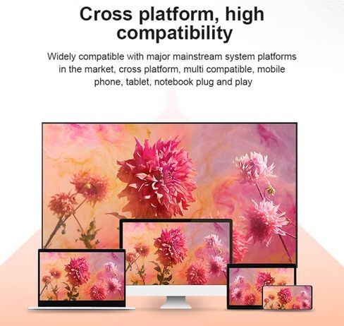 جهاز استقبال عرض لاسلكي 1080 بكسل، دونجل انعكاس شاشة WiFi لشاشة عرض التلفزيون مع Miracast DLNA، يدعم iOS in Saudi Arabia