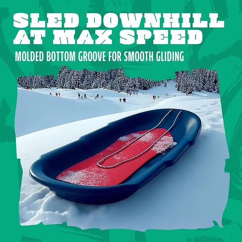 Flexible Flyer Roto Molded Snow Sled for Adults & Kids. Heavy Duty Plastic SNO Slider in Saudi Arabia