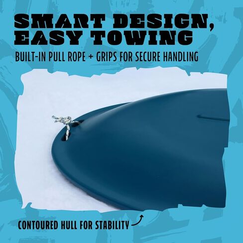 Flexible Flyer Roto Molded Snow Sled for Adults & Kids. Heavy Duty Plastic SNO Slider in Saudi Arabia