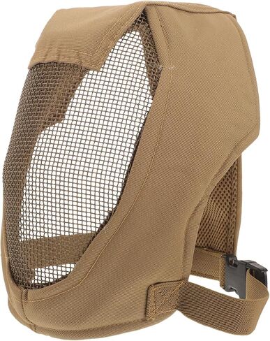 UPKOCH Full Face Protective Fencing Mask Steel Mesh Breathable Guard Outdoor Game Mask Cover for Military Style Training and Anti-Impact Defense in Saudi Arabia