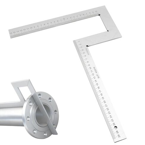 300x300mm Professional Flange Measurement Tool - 2CR13 Stainless Steel Pipefitter Gauge for Precision Flange Squareness, Alignment & Pipeline Distribution Checking in Kuwait