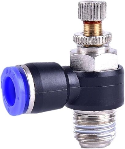 SL series quick intubation joint adjustable flow valve SL4-M5/6-01/8-02/10-03/12-04(SL8-M5blue) in Kuwait