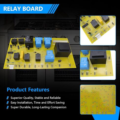 92029 Relay Board Replacement Parts Compatible with Dacor Range Oven, Replace 82993 62439 DE81-08448A DE81-05673A PCB Relay Board in Saudi Arabia