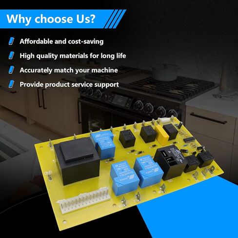 92029 Relay Board Replacement Parts Compatible with Dacor Range Oven, Replace 82993 62439 DE81-08448A DE81-05673A PCB Relay Board in Saudi Arabia